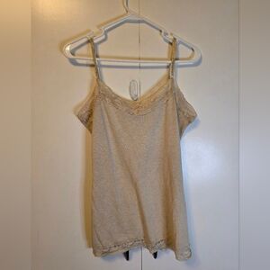 Y2k Lace Trimmed Cami Size Large